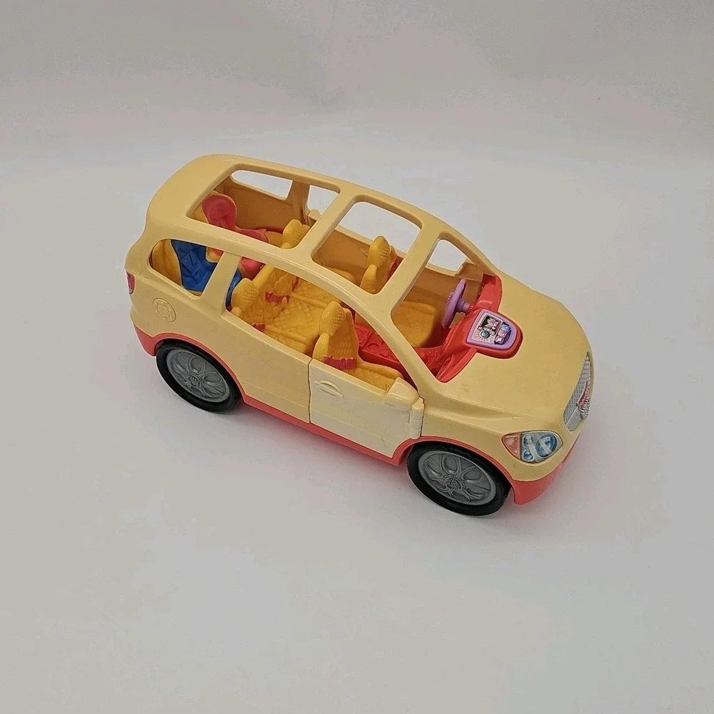 Fisher Price Loving Family Car SUV Minivan By Matel With Seats Music Works 2014